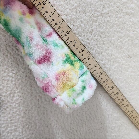 TREASURE & BOND Fleece Shirt Jacket Kids Large (10/12) Multicolor Tie Dye - Picture 2 of 11
